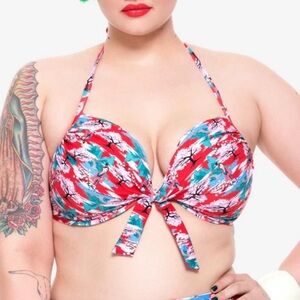 Hot Topic x Disney Mulan Retro Swim Top